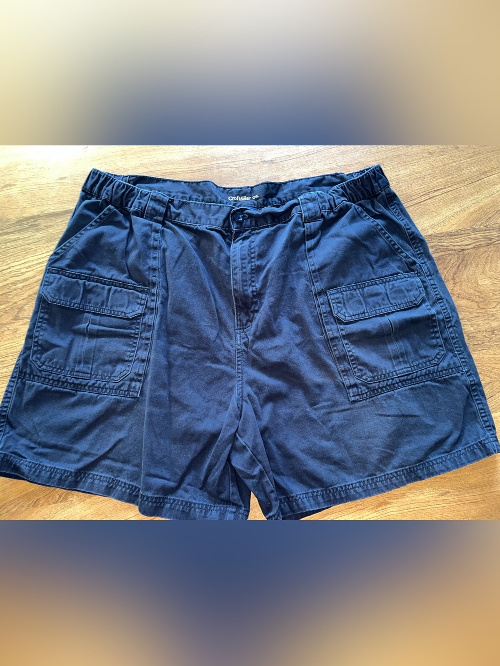 Croft & Barrow Navy Blue Cargo Shorts Men’s size 44